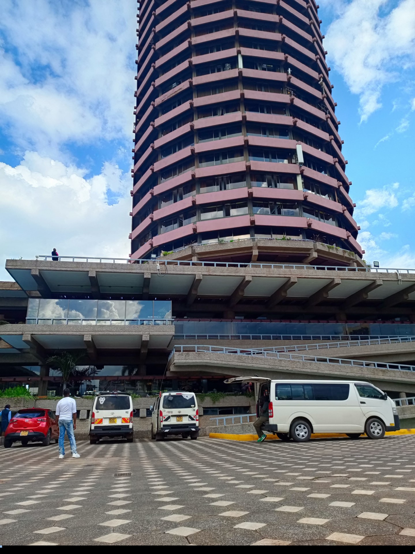Talu van parked at KICC, Nairobi